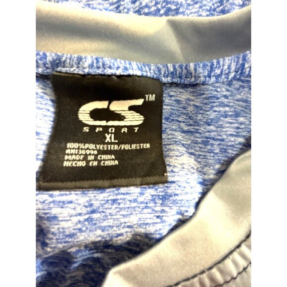 CS Sport Mens T-Shirt Blue/Gray Size XL - Picture 3 of 5